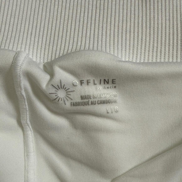 *NWT* Offline by Aerie White Cloud Fleece Bubble Skort - Picture 3 of 4